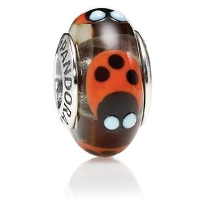 Pandora Murano glass ladybug charm
